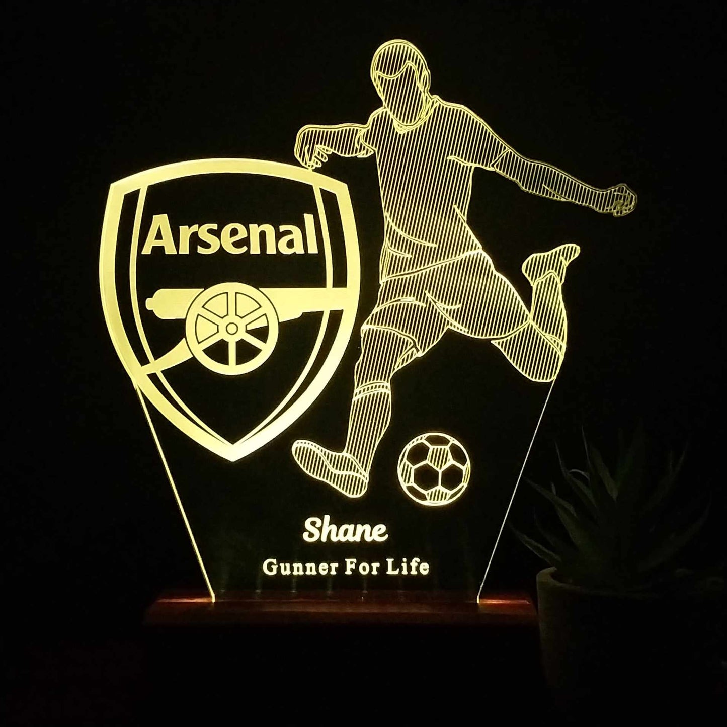 Personalised Football Lamp