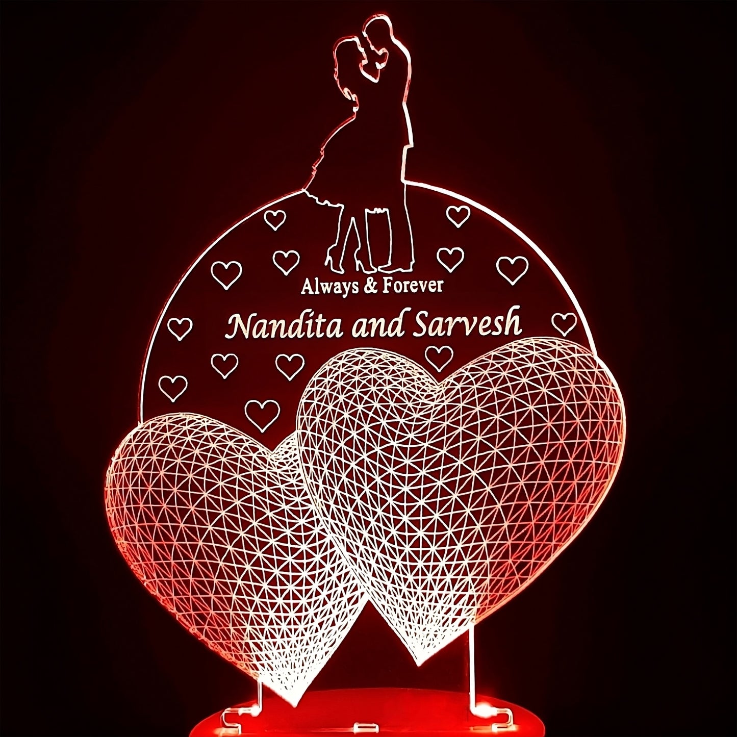 Love Beyond Boundaries - Personalised Lamp