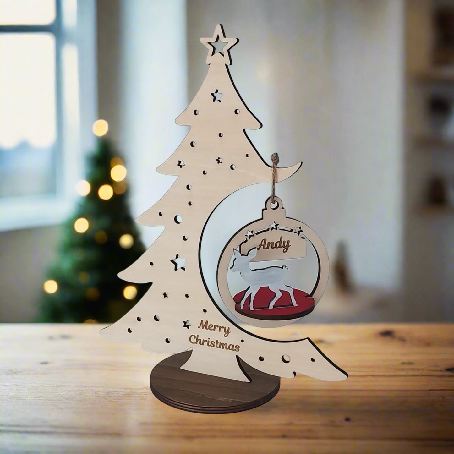 Christmas Tree 3D Ornament Holder