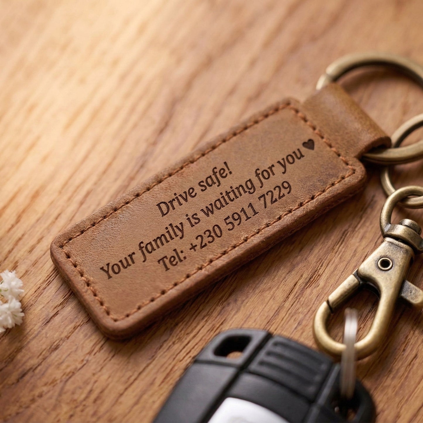 Genuine Leather Keychain