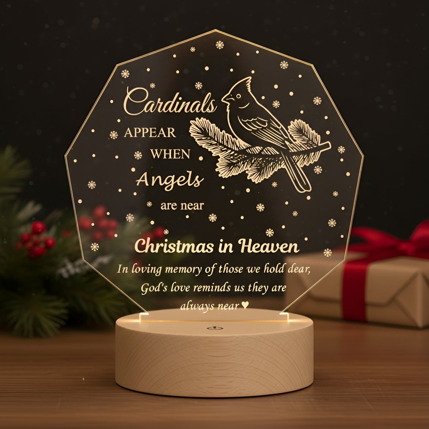 Cardinal Memorial Lamp