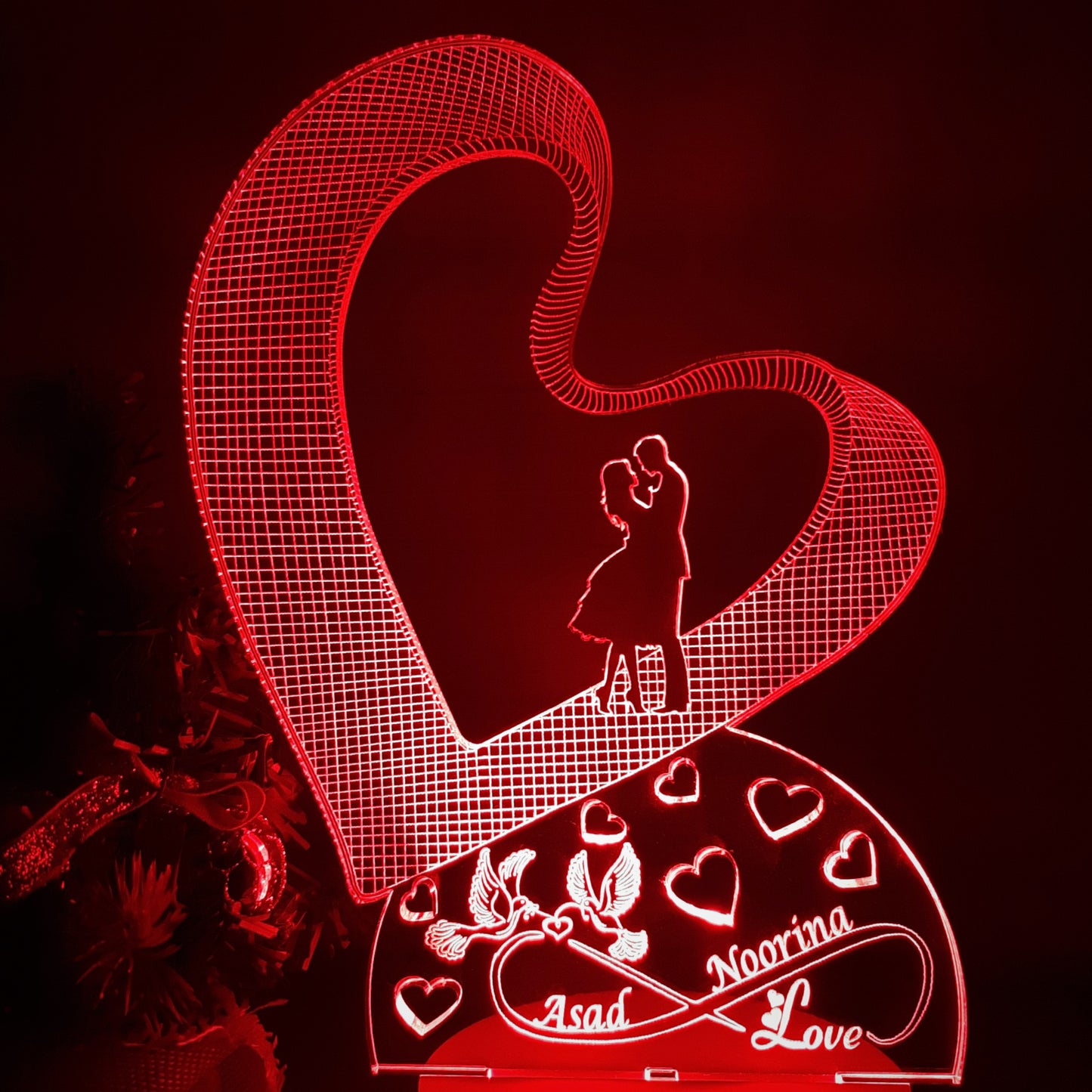 My Heart - Personalised Lamp