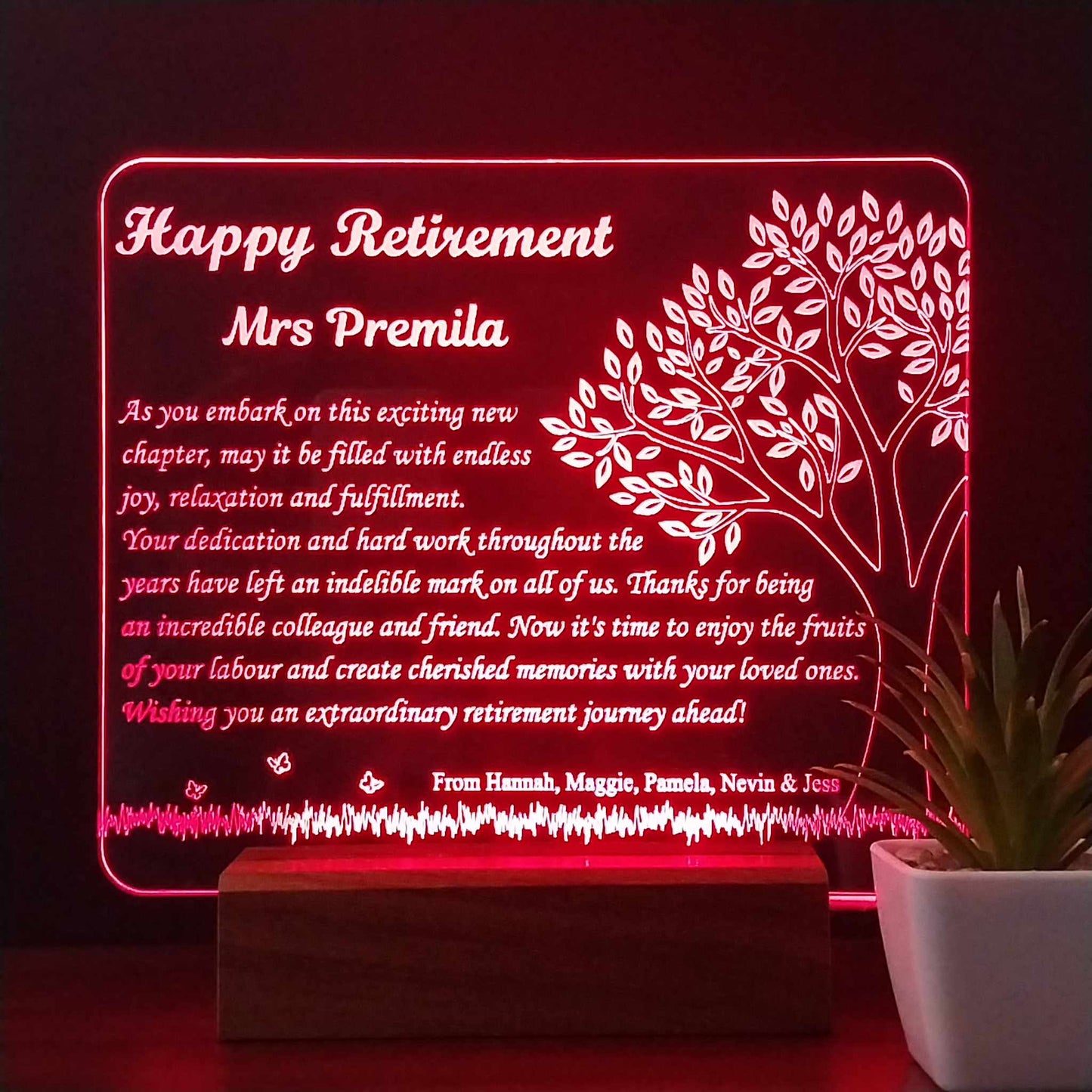 Retirement Lamp