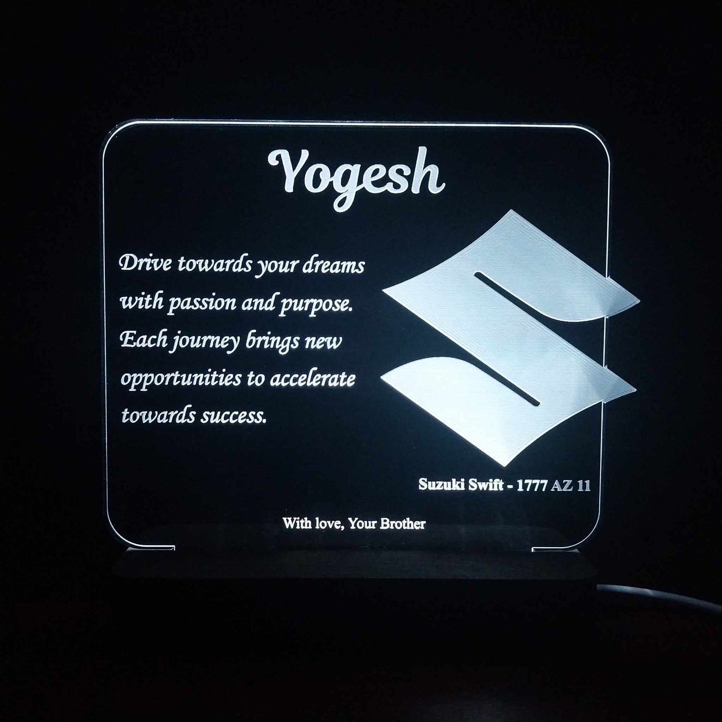 Car Logo Lamp - Suzuki