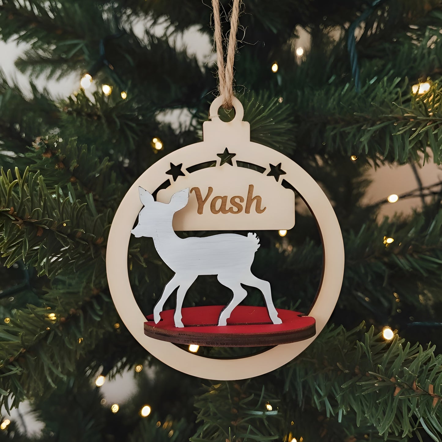 3D Deer Ornament