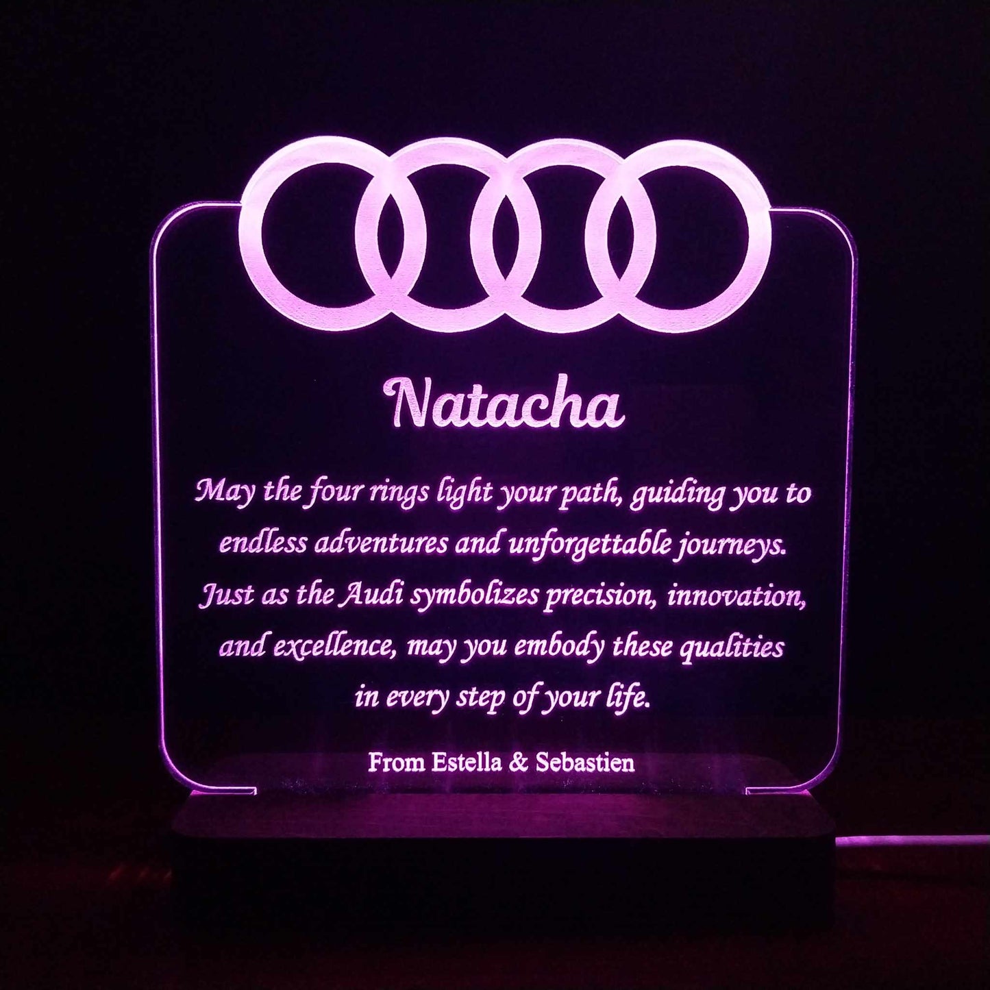 Car Logo Lamp - Audi