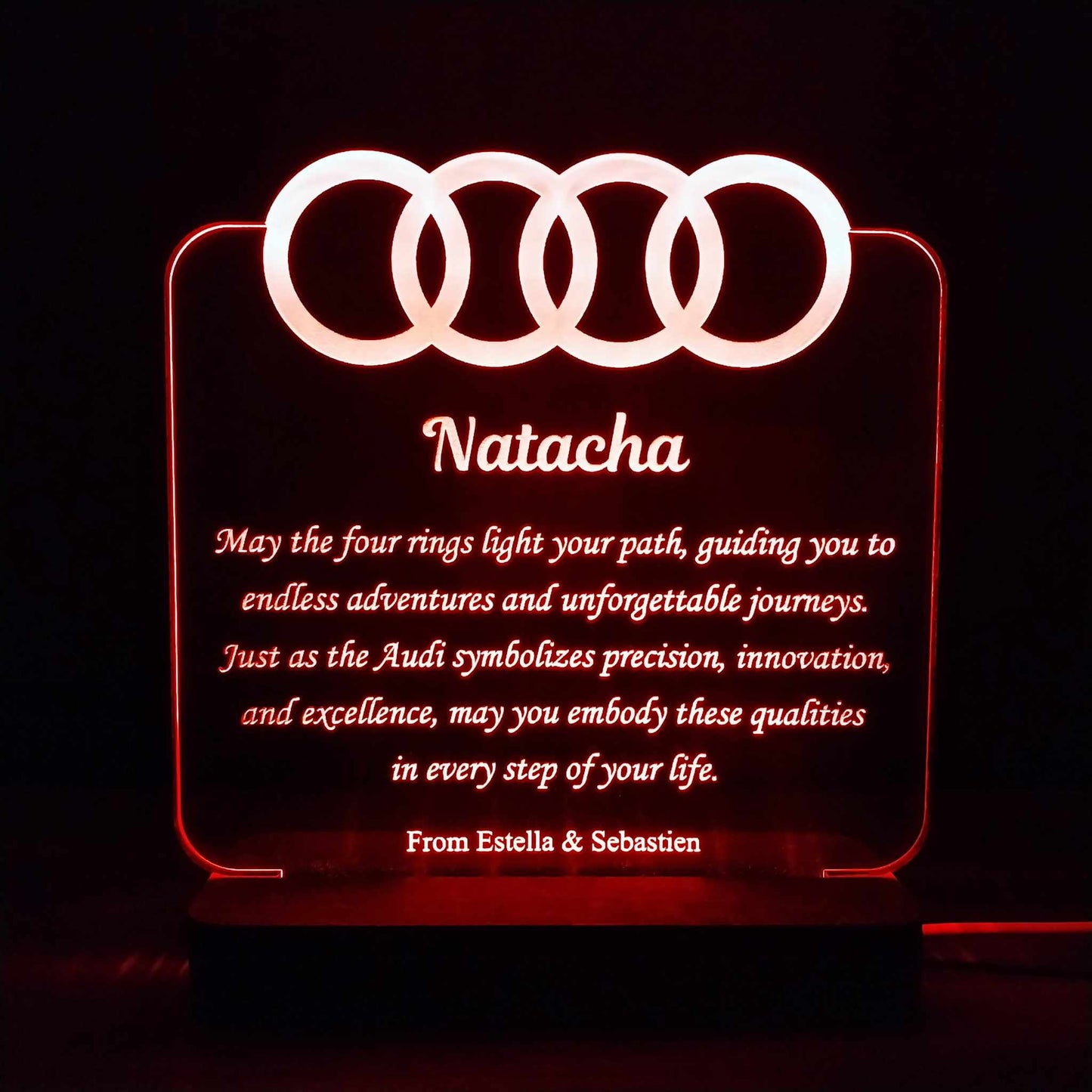 Car Logo Lamp - Audi