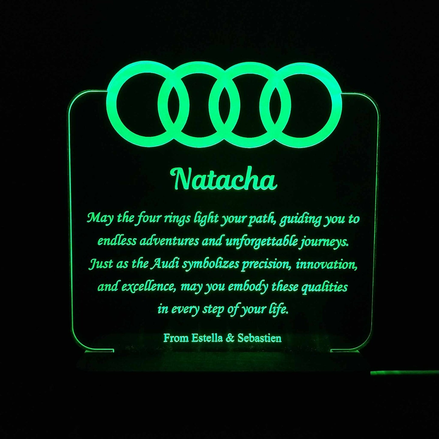 Car Logo Lamp - Audi