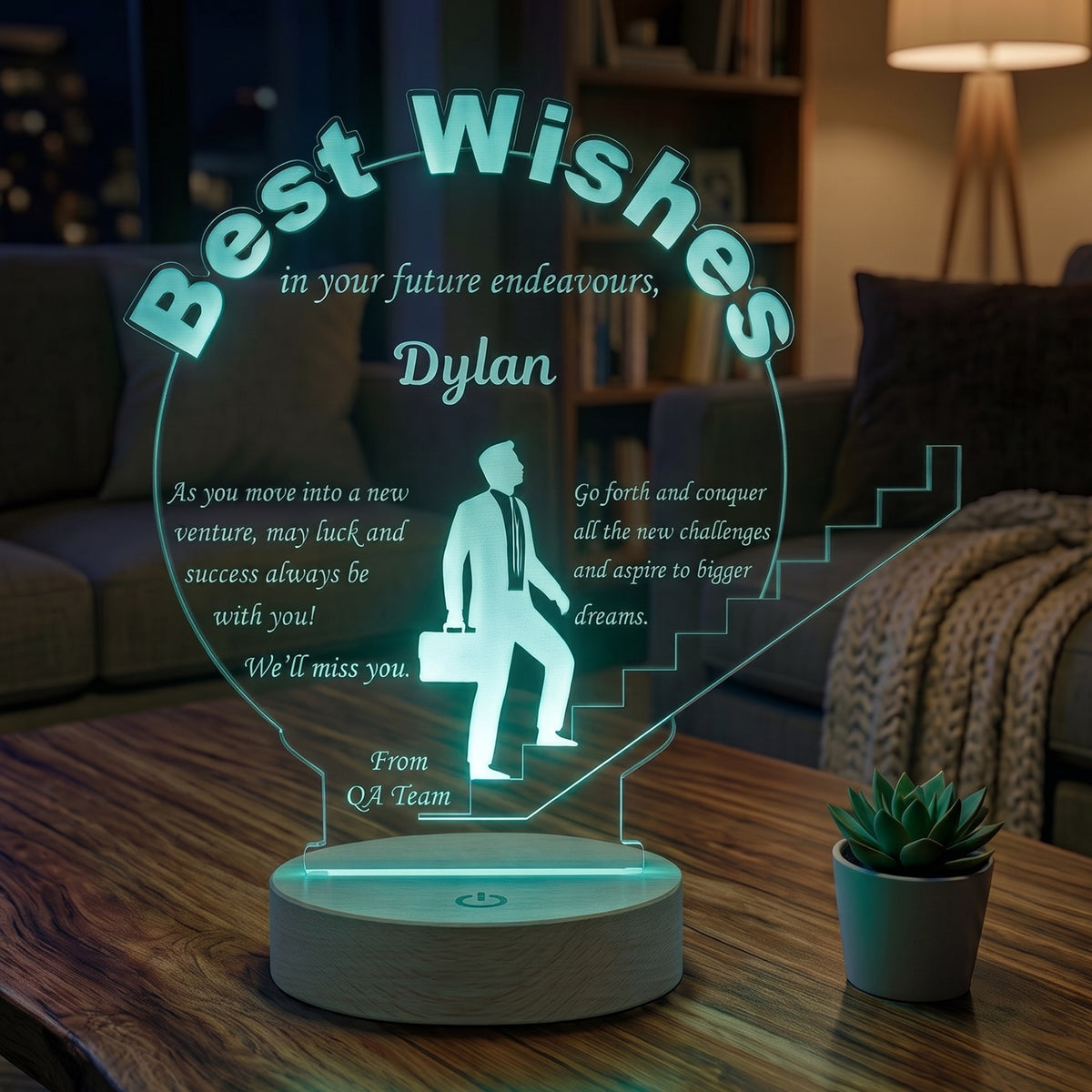 Best Wishes - Farewell Lamp
