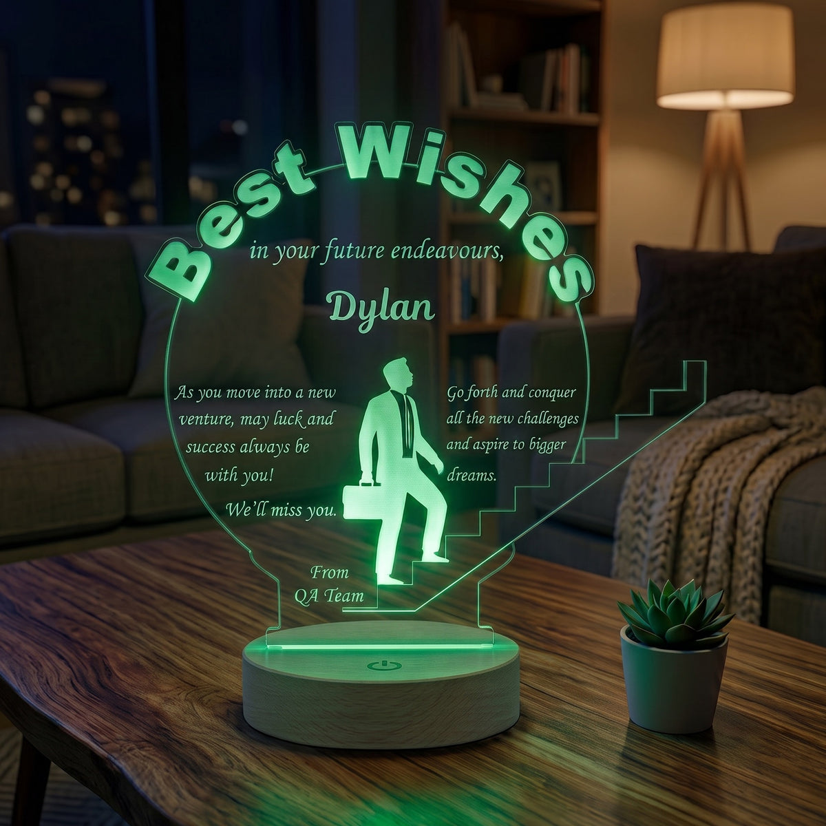Best Wishes - Farewell Lamp