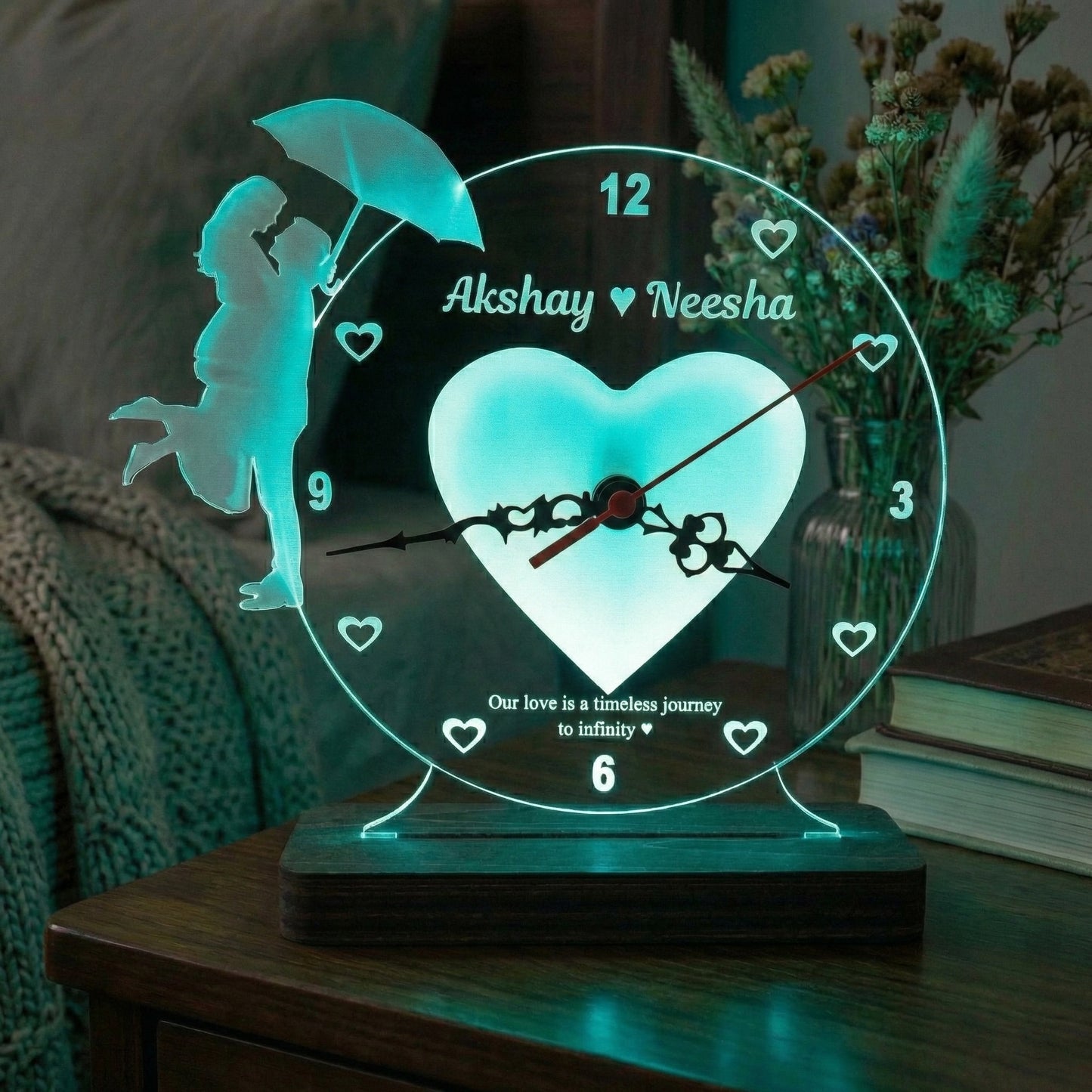 Romantic Clock Lamp