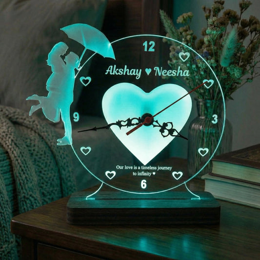 Romantic Clock Lamp