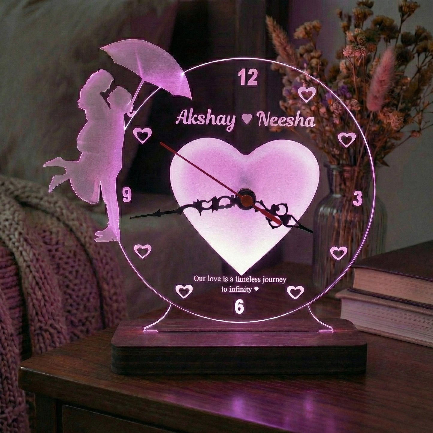 Romantic Clock Lamp