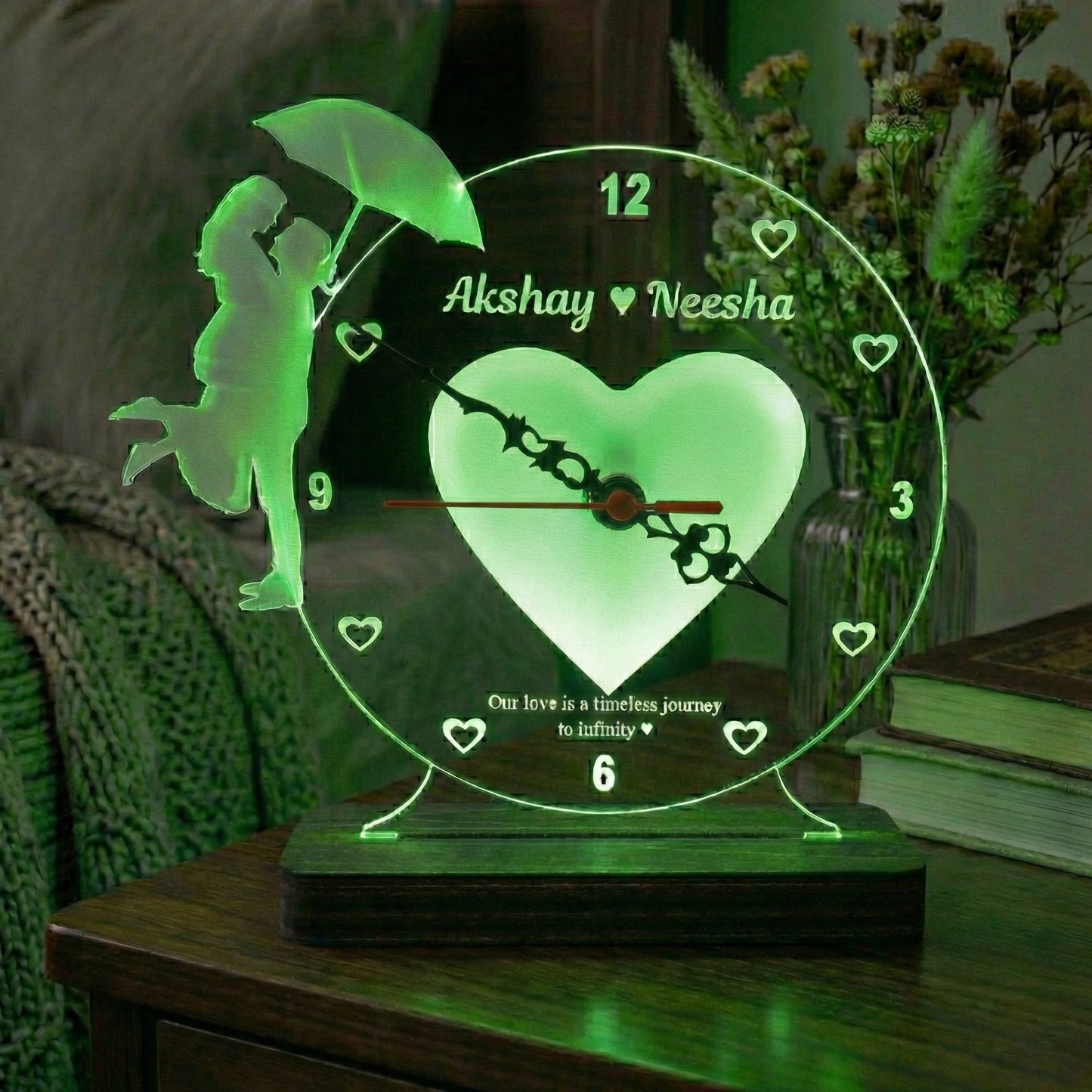 Romantic Clock Lamp