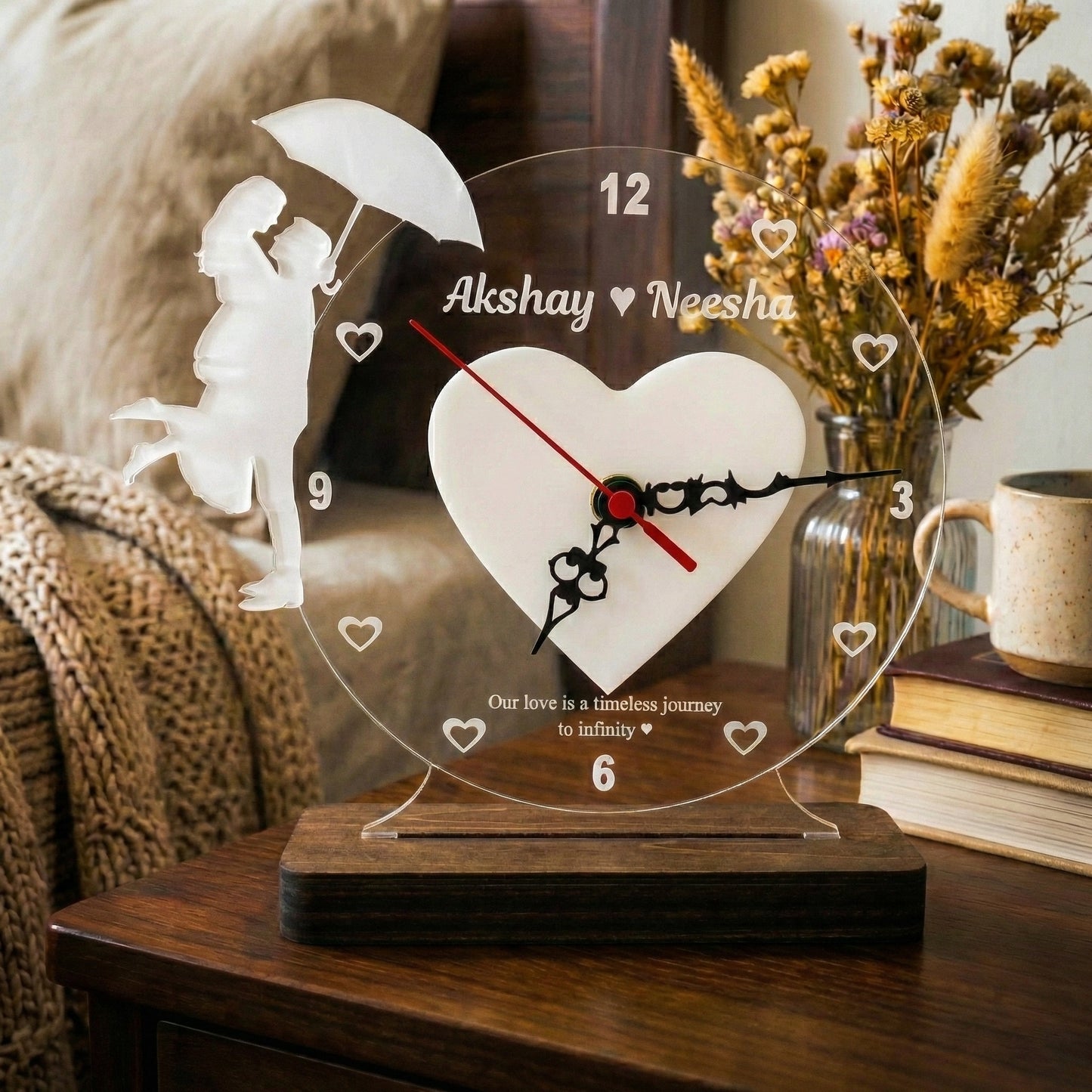 Romantic Clock Lamp