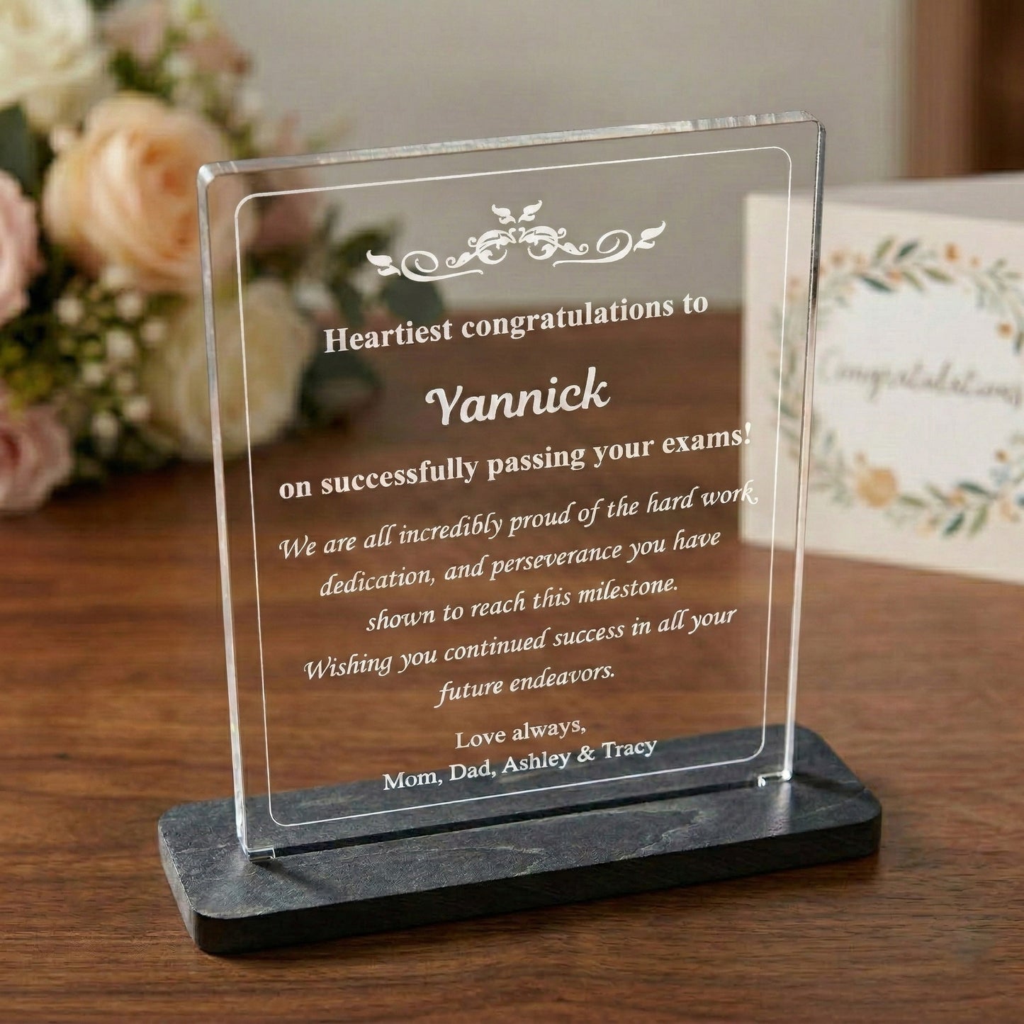 Congratulations Plaque