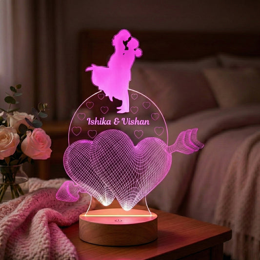 Cupidon Love Arrow - Personalised Lamp