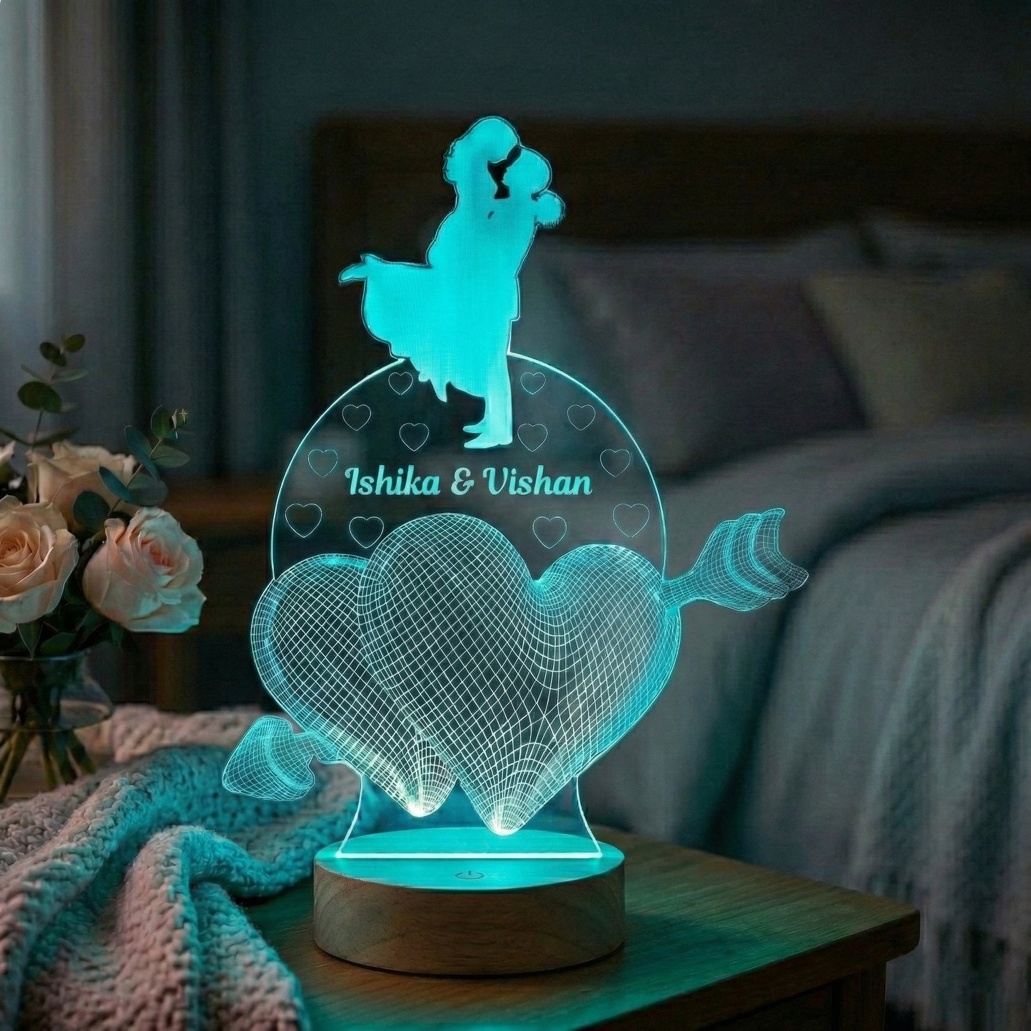 Cupidon Love Arrow - Personalised Lamp