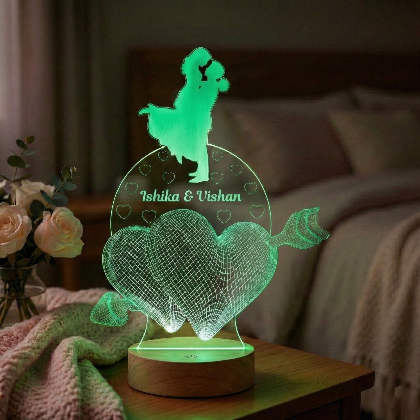 Cupidon Love Arrow - Personalised Lamp