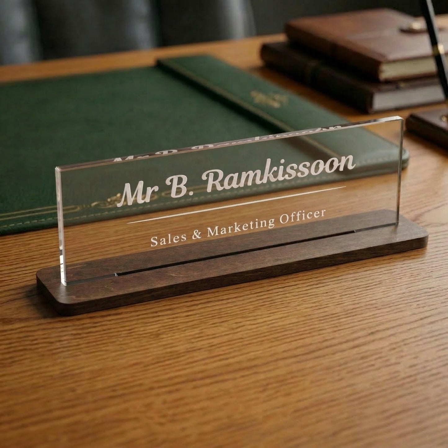 Desk Name Plate
