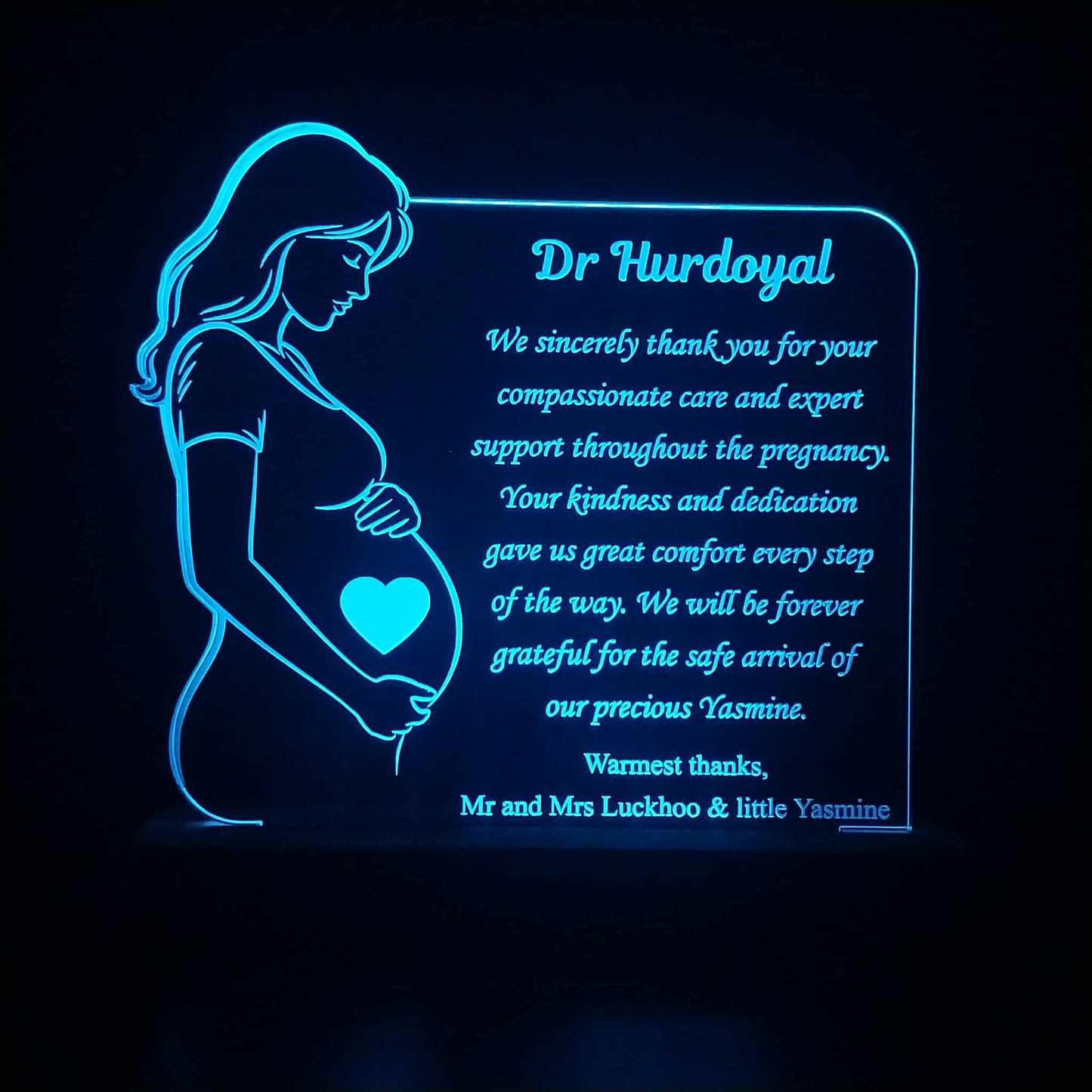Motherhood Silhouette Lamp