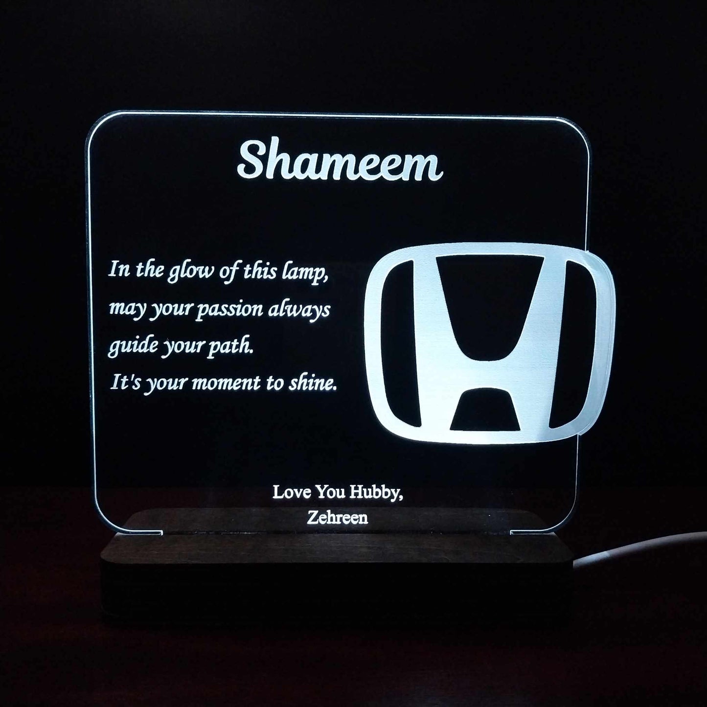 Car Logo Lamp - Honda