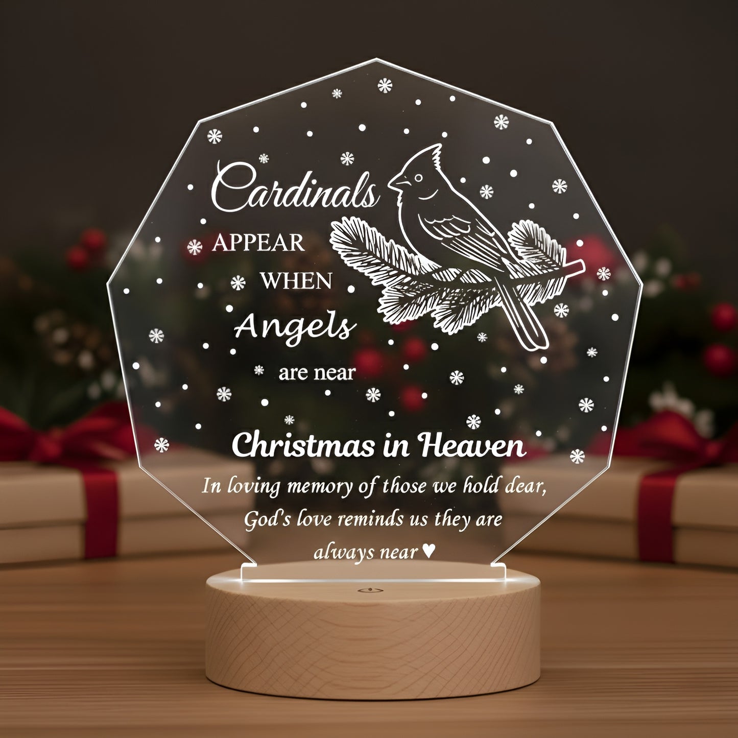 Cardinal Memorial Lamp