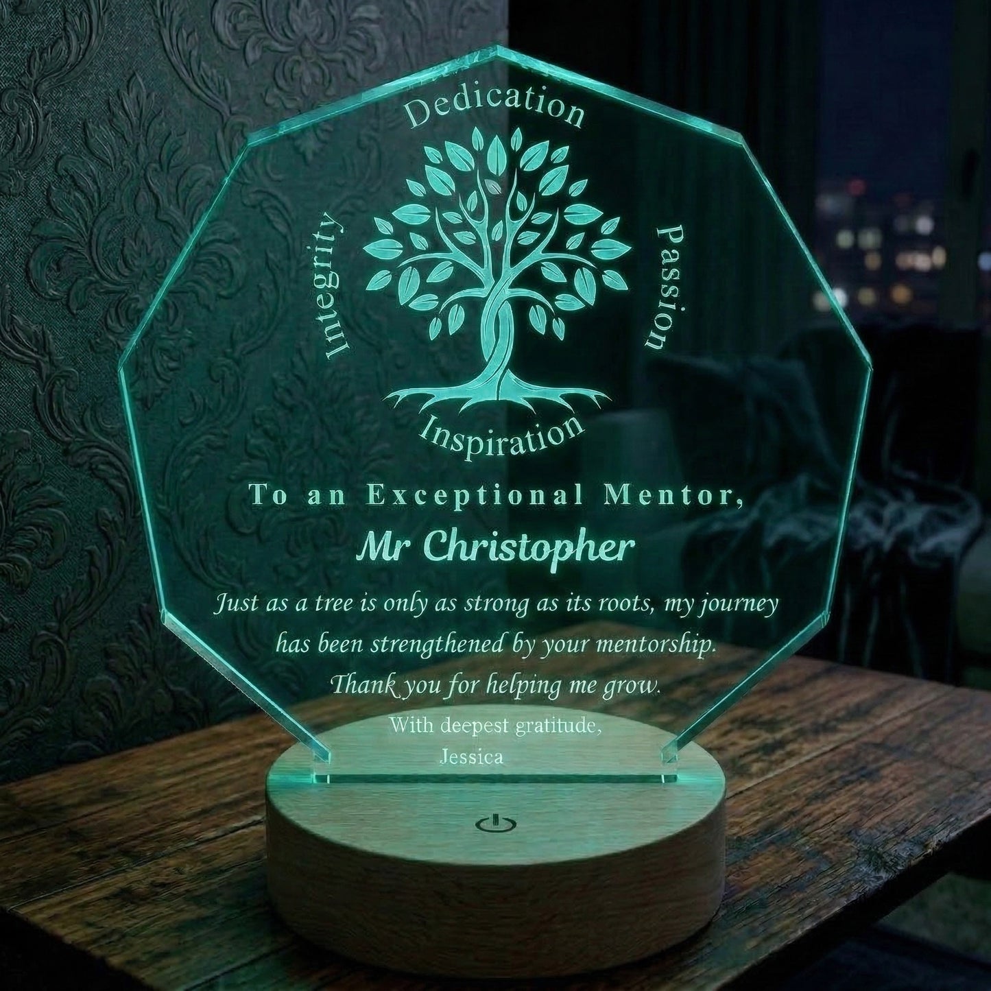 Mentor Appreciation Lamp