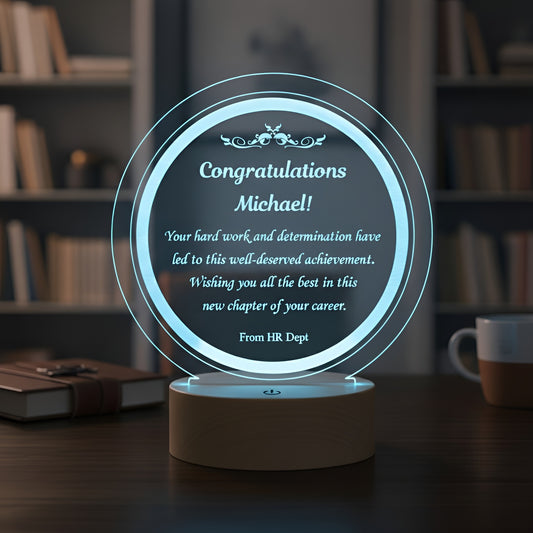 Milestone Achievement Lamp