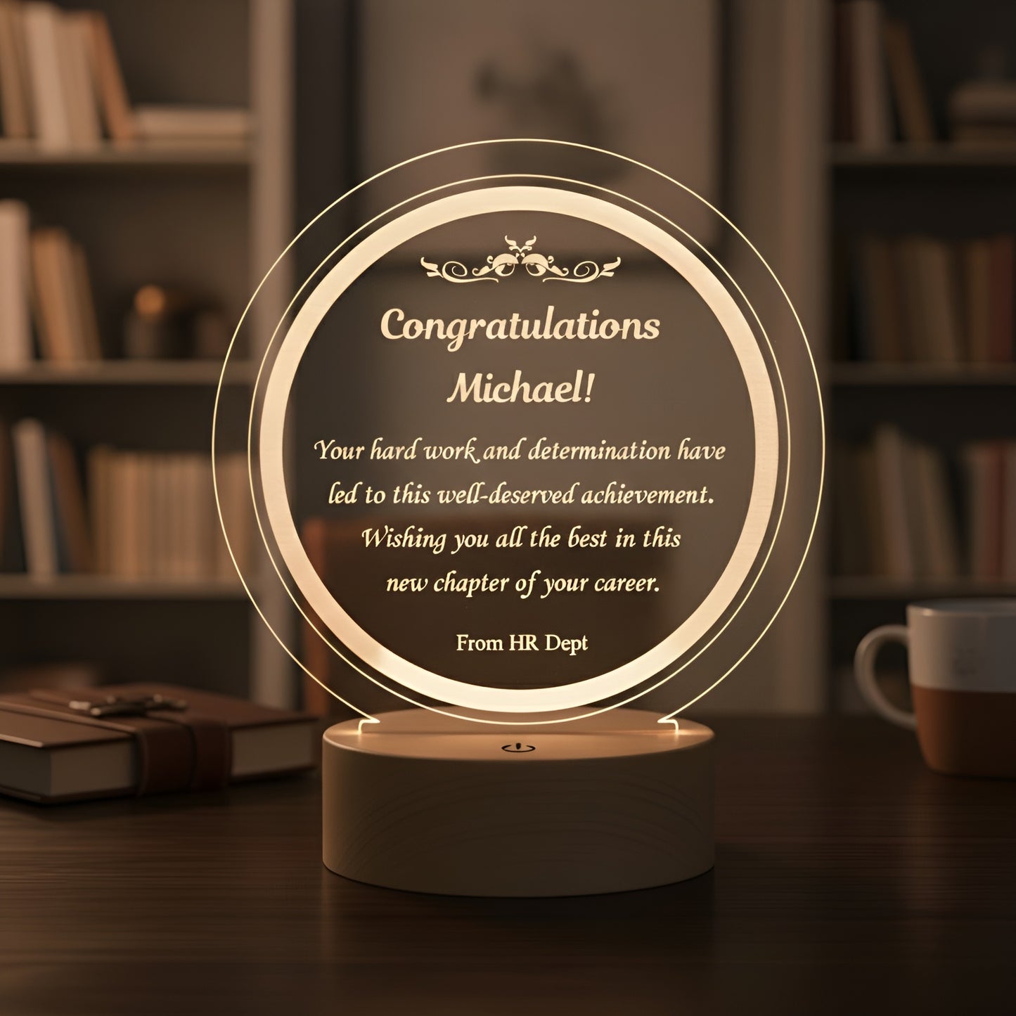 Milestone Achievement Lamp