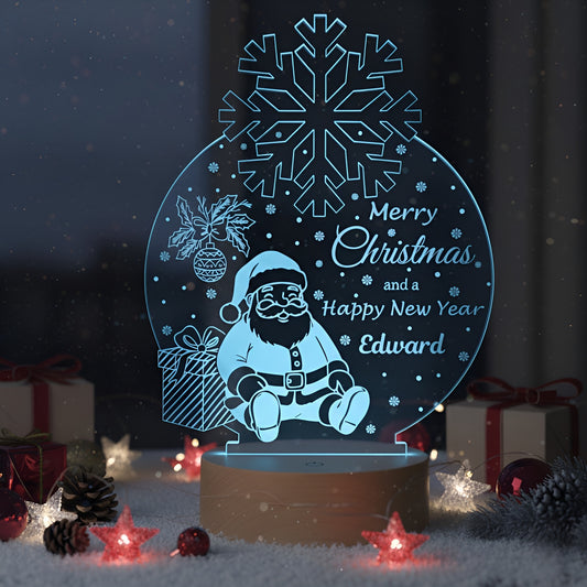 Christmas Santa Lamp