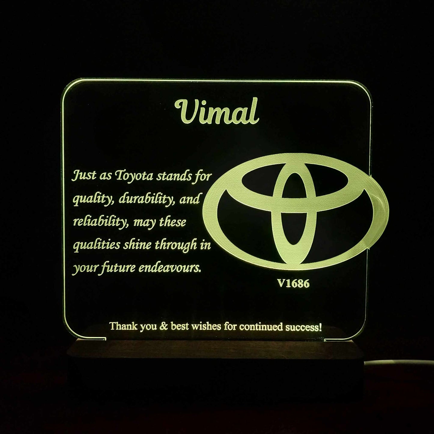 Car Logo Lamp - Toyota