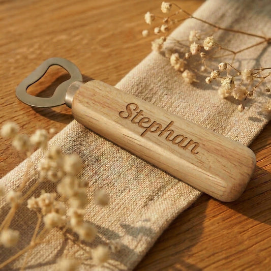 Personalised Wooden Bottle Opener