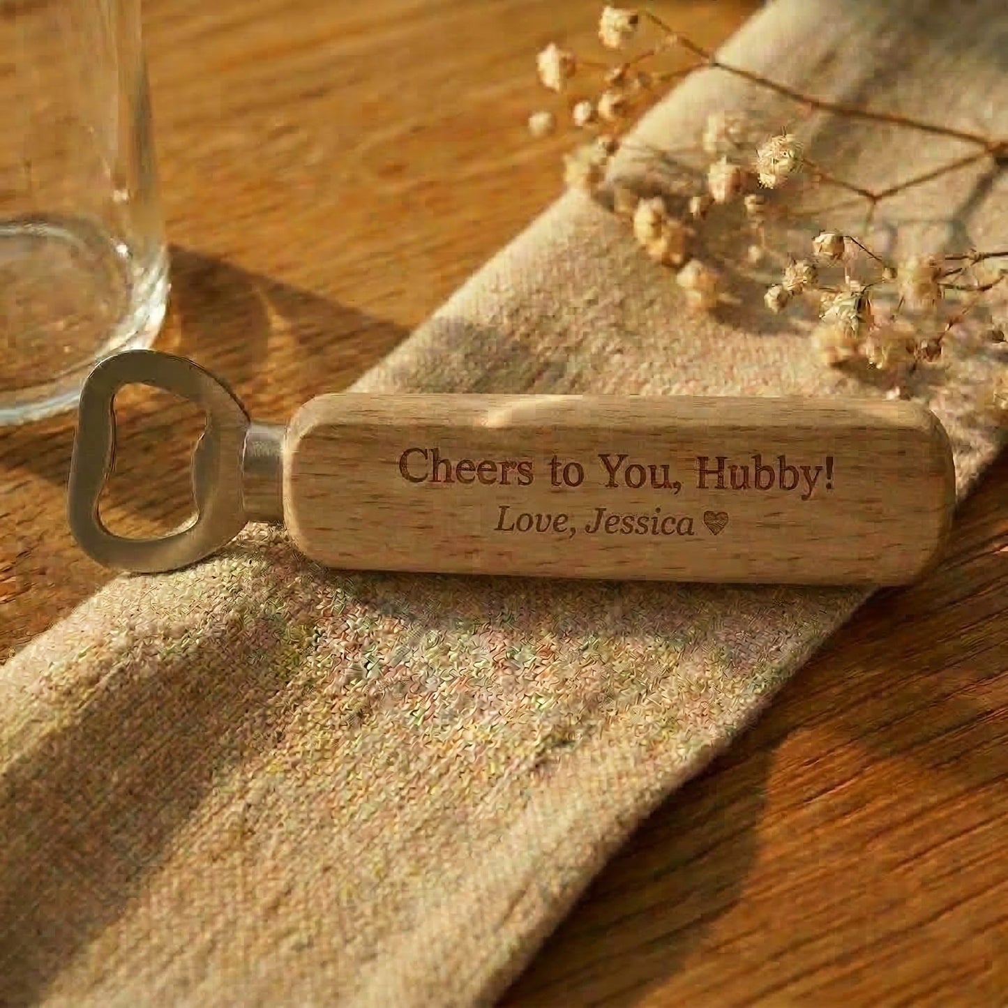 Personalised Wooden Bottle Opener