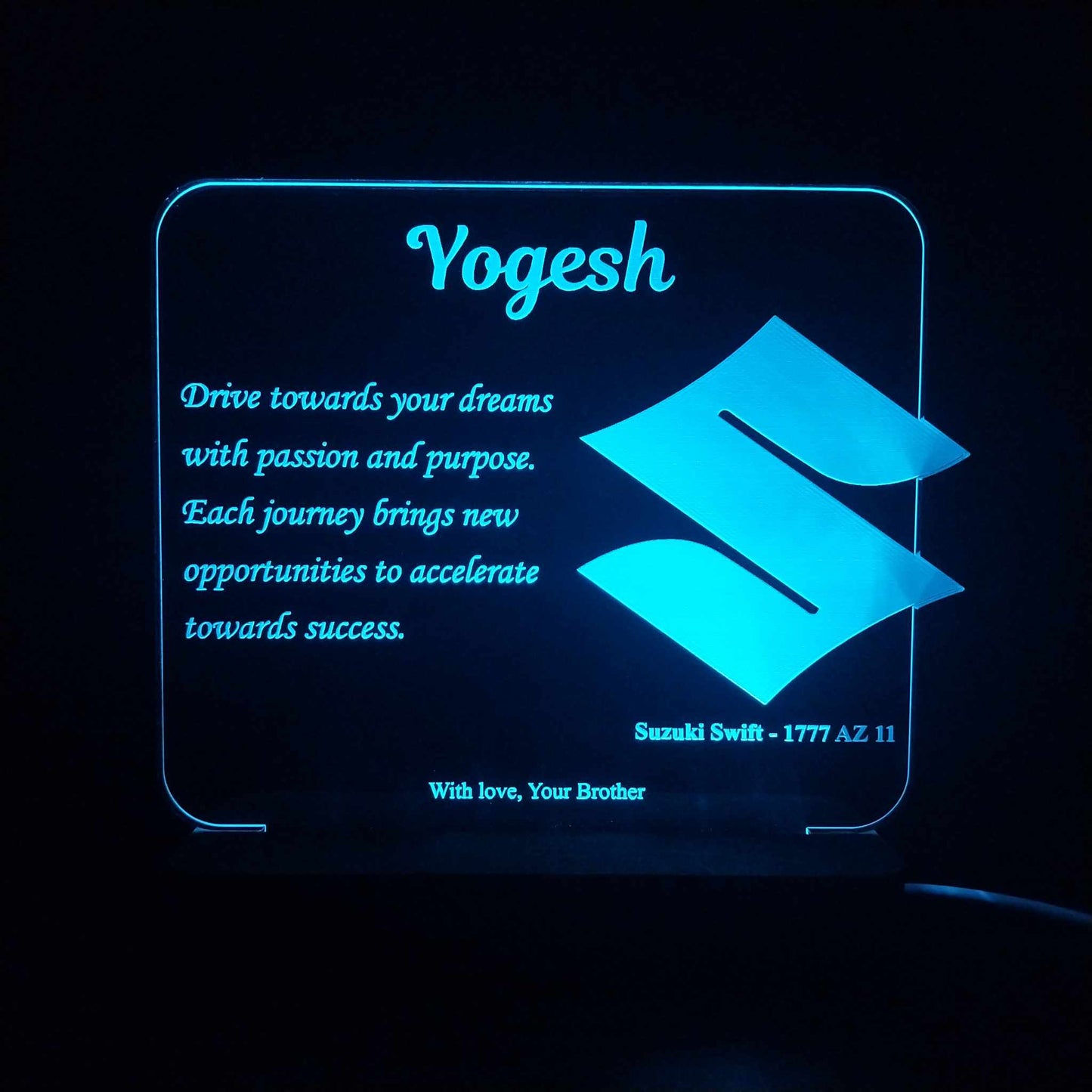 Car Logo Lamp - Suzuki