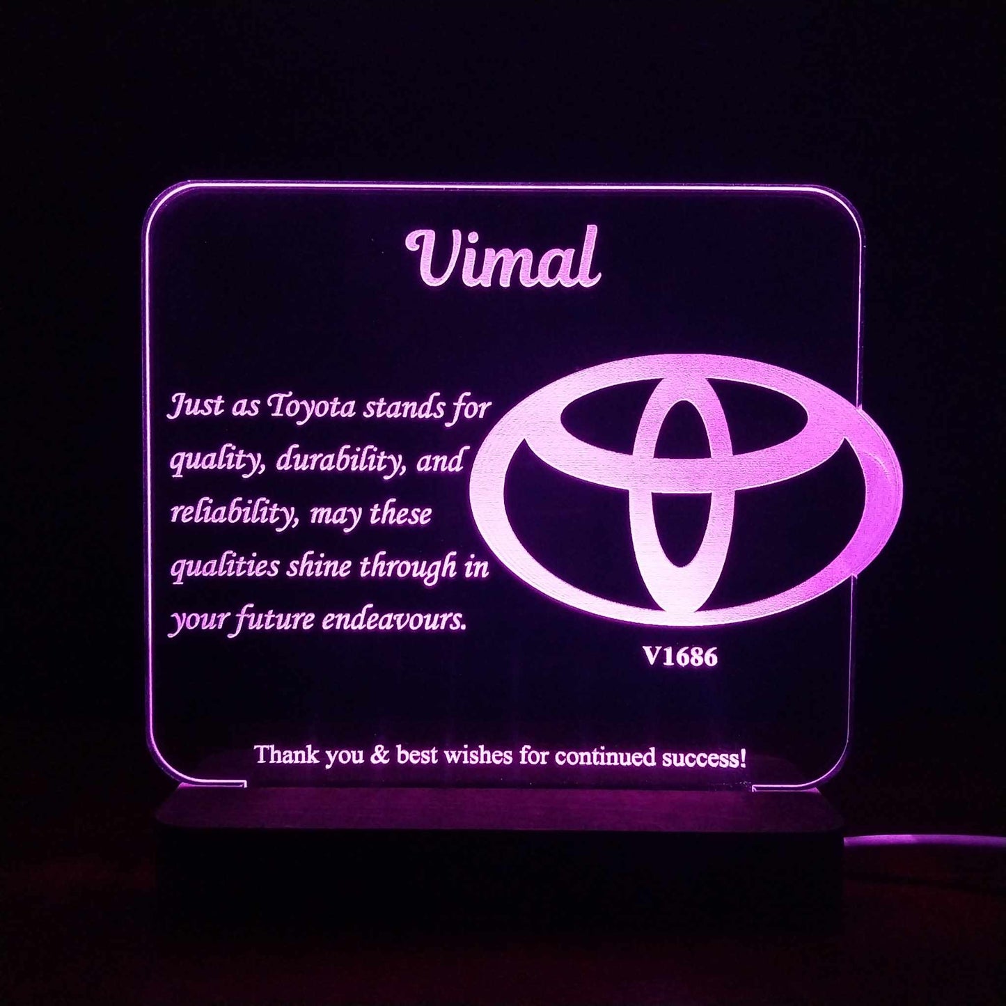 Car Logo Lamp - Toyota