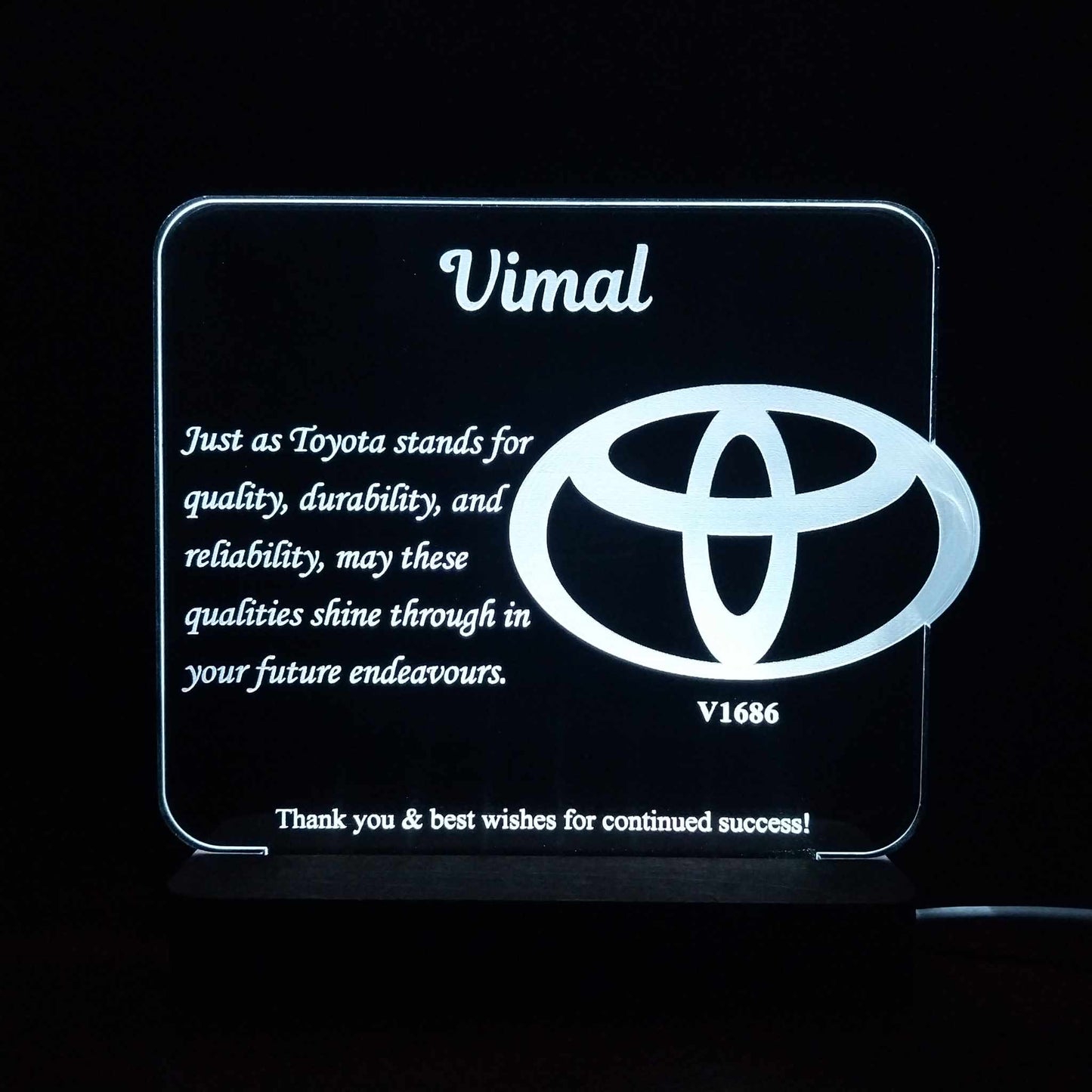 Car Logo Lamp - Toyota