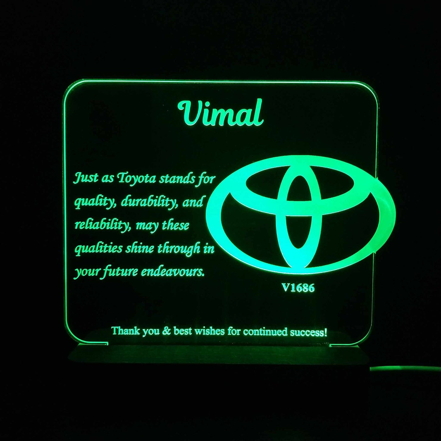 Car Logo Lamp - Toyota