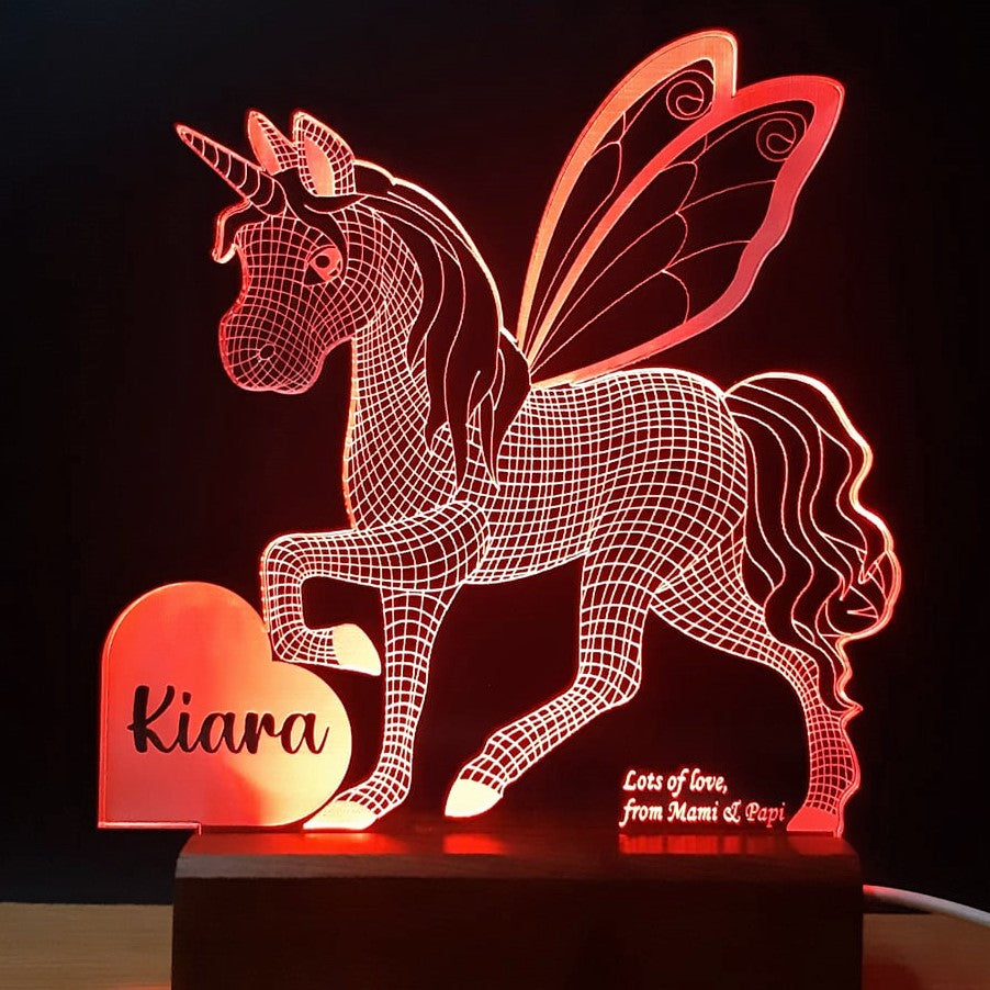Unicorn - Personalised Lamp