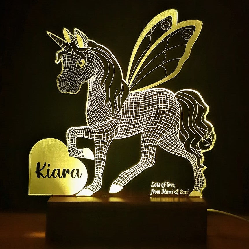 Unicorn - Personalised Lamp