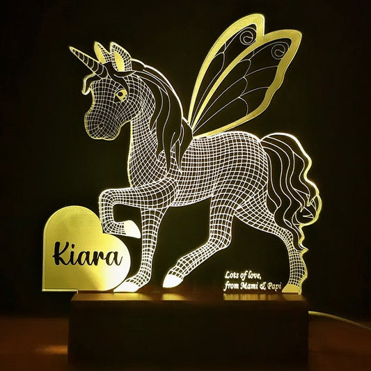 Unicorn - Personalised Lamp