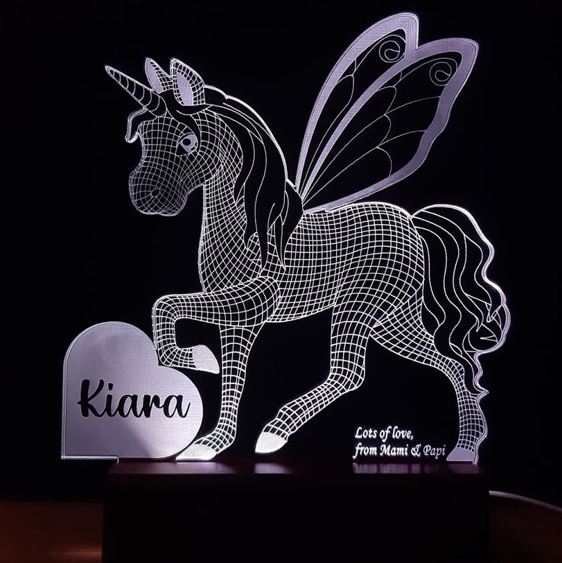 Unicorn - Personalised Lamp