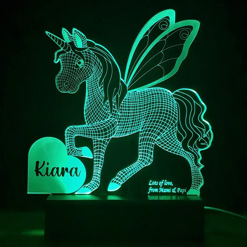 Unicorn - Personalised Lamp